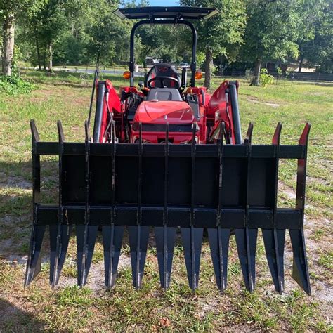 66in skid steer bucket|60 inch quick attach bucket.